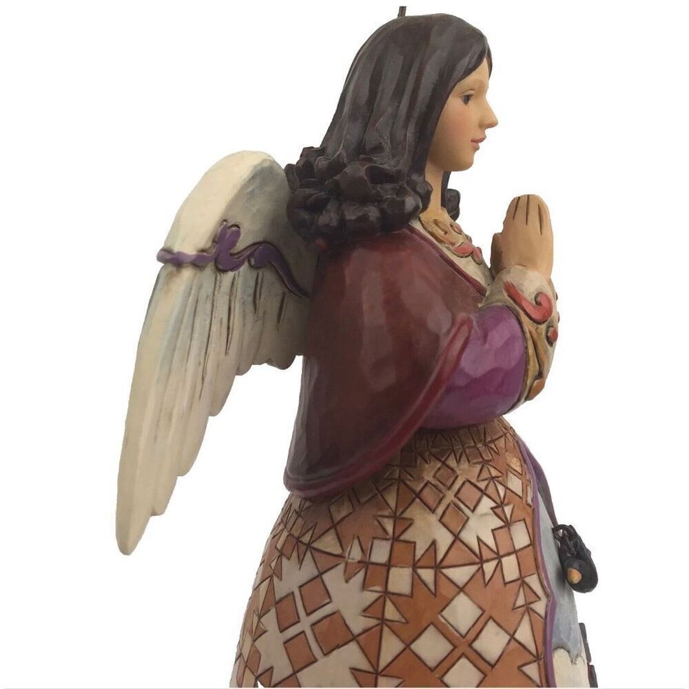 Jim Shore Ceramic Angel Autumn Breezes Cleanse The Spirit Rustic Farmhouse Decor - Picture 10 of 13